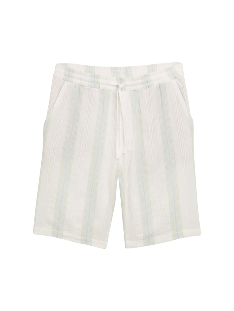 Tom Tailor denim Herren Shorts Off White Big S