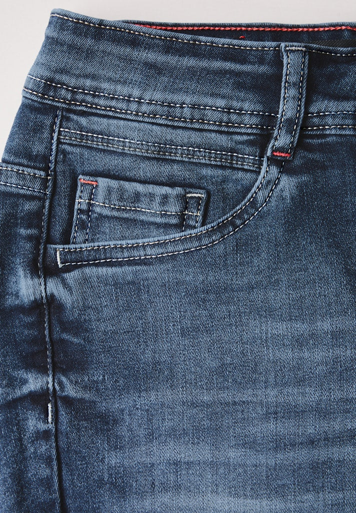 Cecil Damen Hosen  Mid Blue