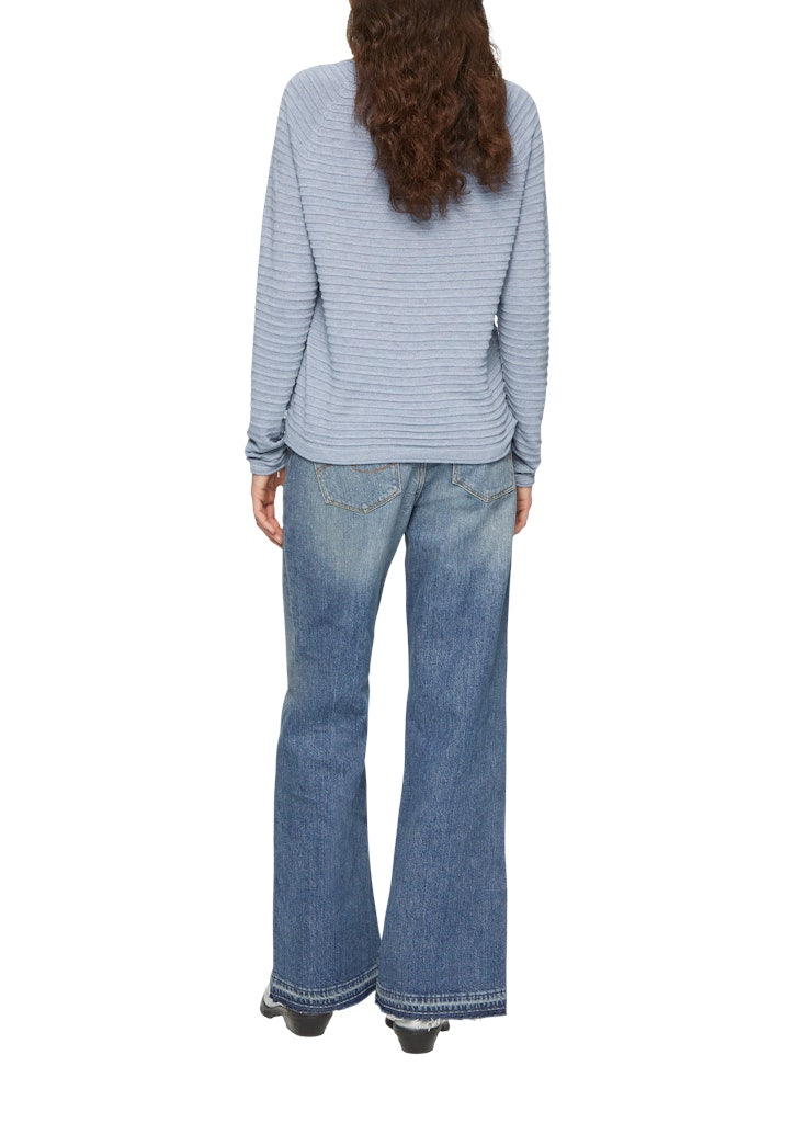 QS by S.Oliver Damen Pullover Blue