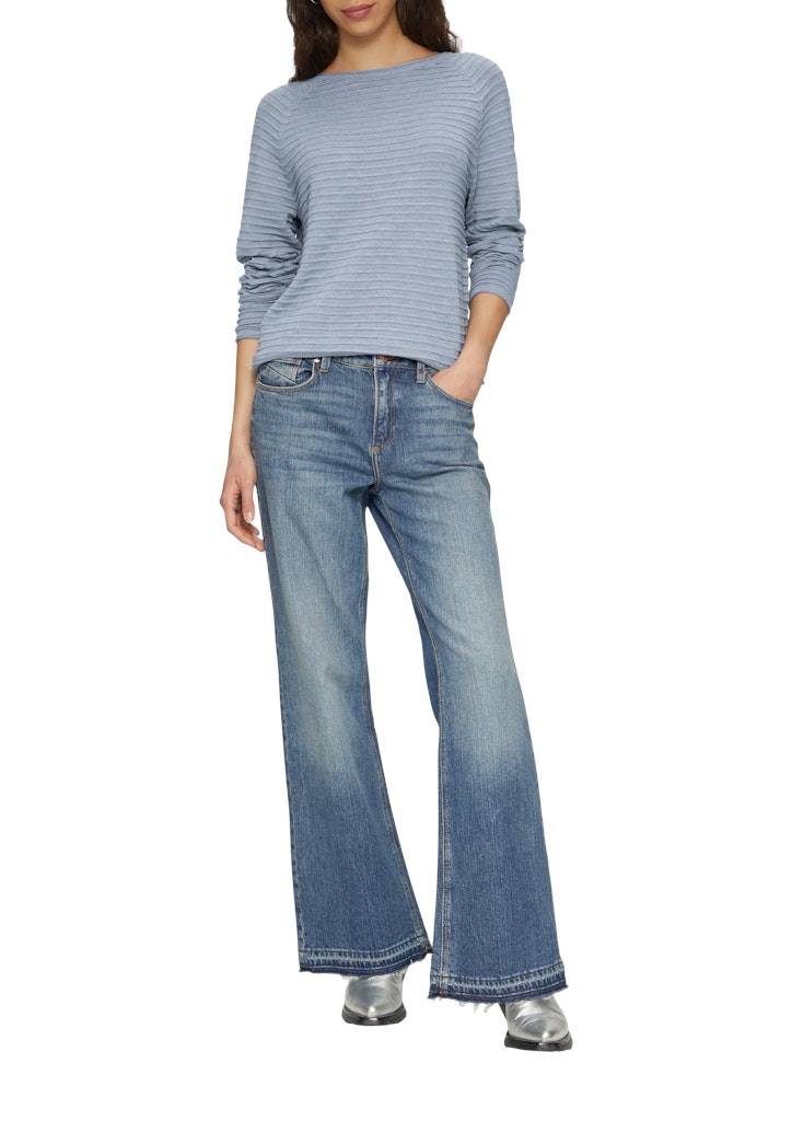 QS by S.Oliver Damen Pullover Blue