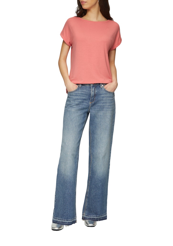 QS by S.Oliver Damen T-Shirts Red