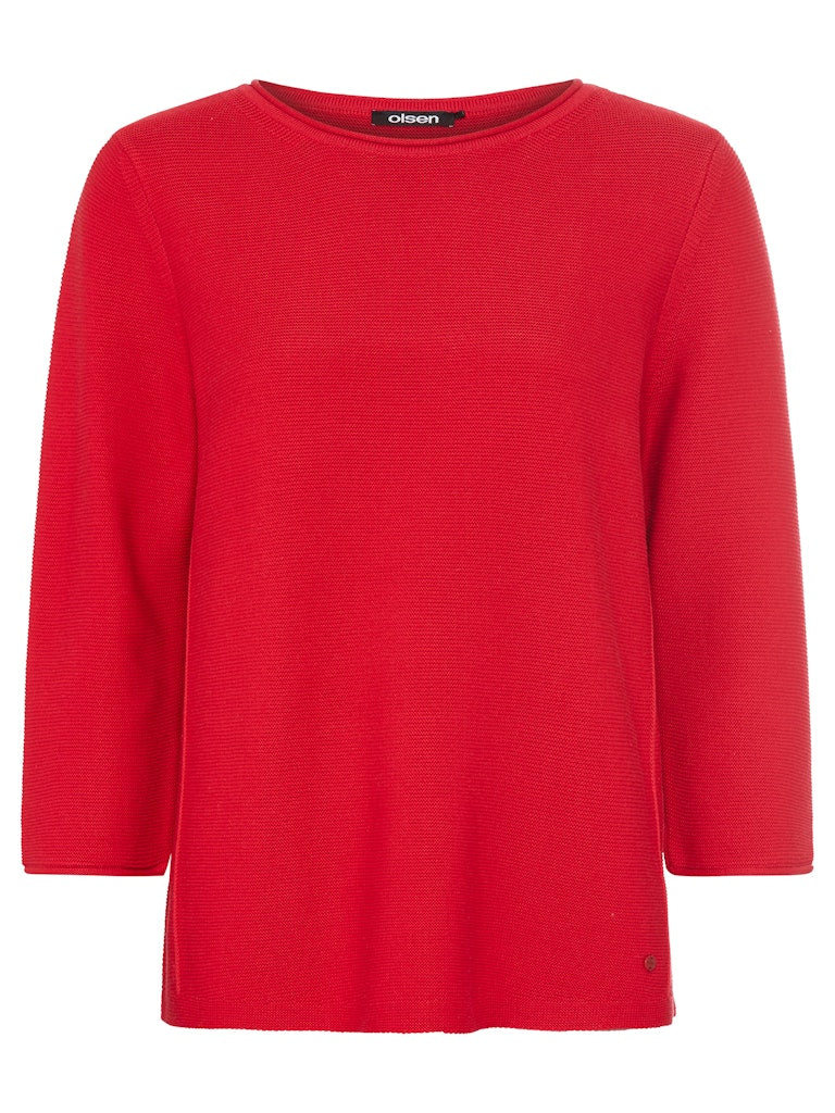 Olsen Damen Pullover  Red Rose