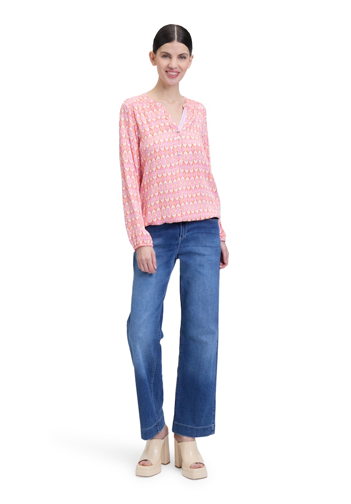Cartoon Damen Blusen Orange/Rosé