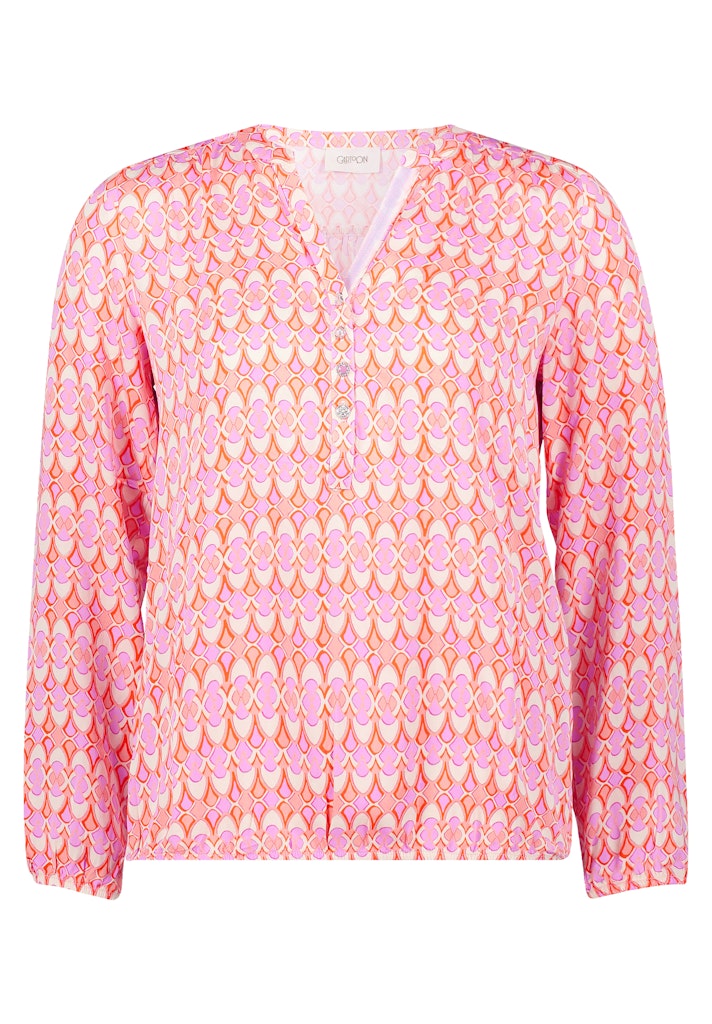 Cartoon Damen Blusen Orange/Rosé