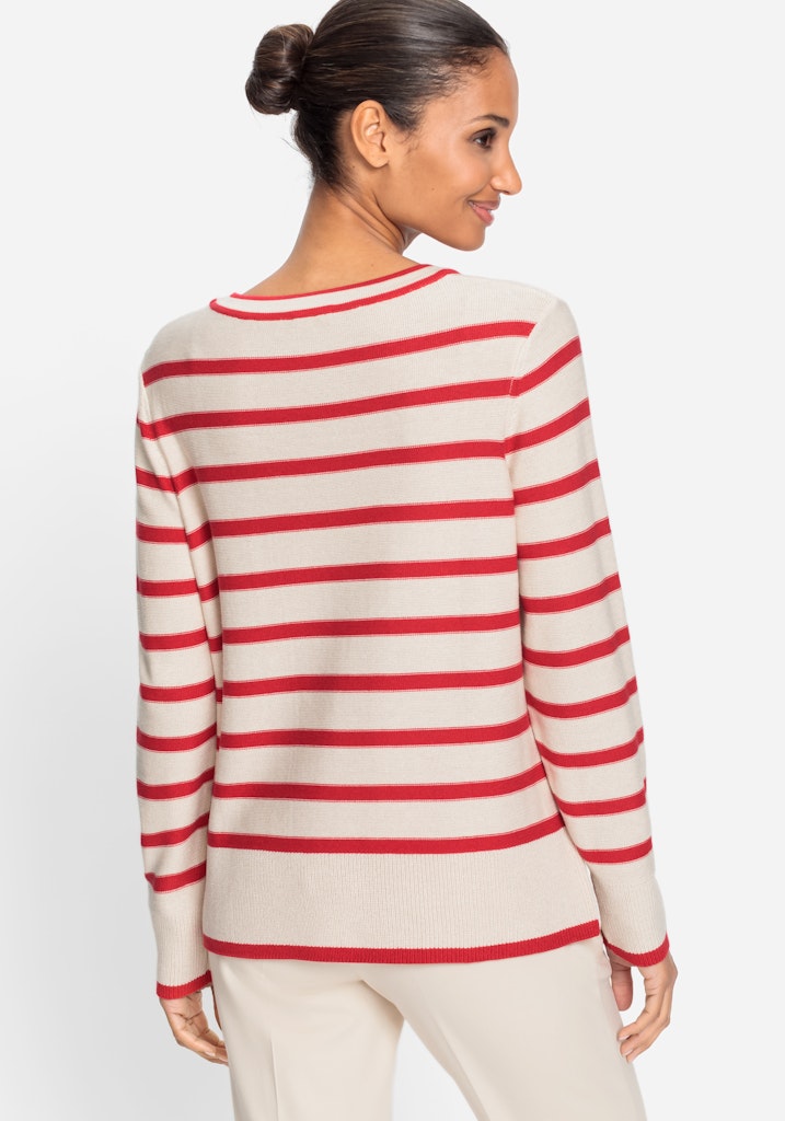 Olsen Damen Pullover  Red Rose