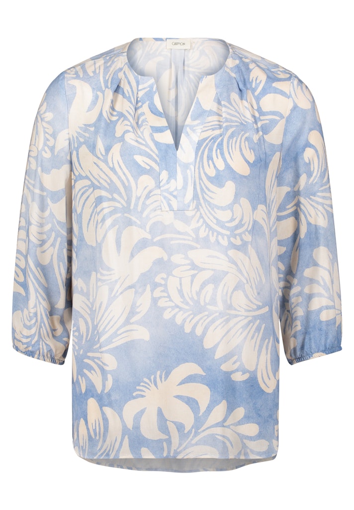 Cartoon Damen Blusen Blue/White