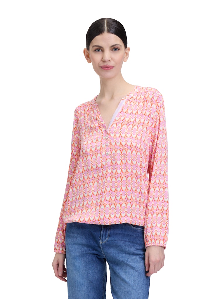 Cartoon Damen Blusen Orange/Rosé