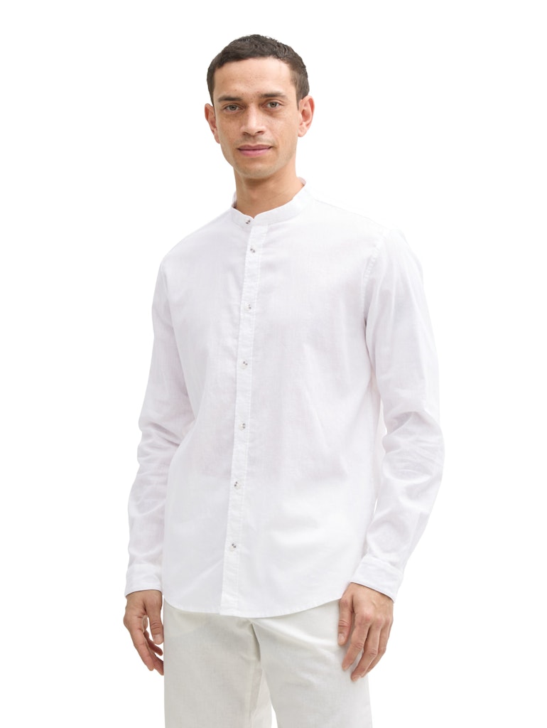 Tom Tailor Herren Hemden lang White