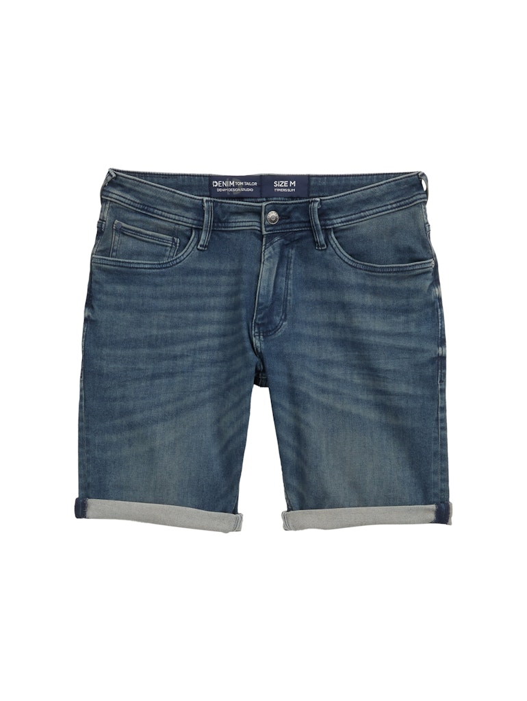 Tom Tailor denim Herren Shorts Overdyed  Blue