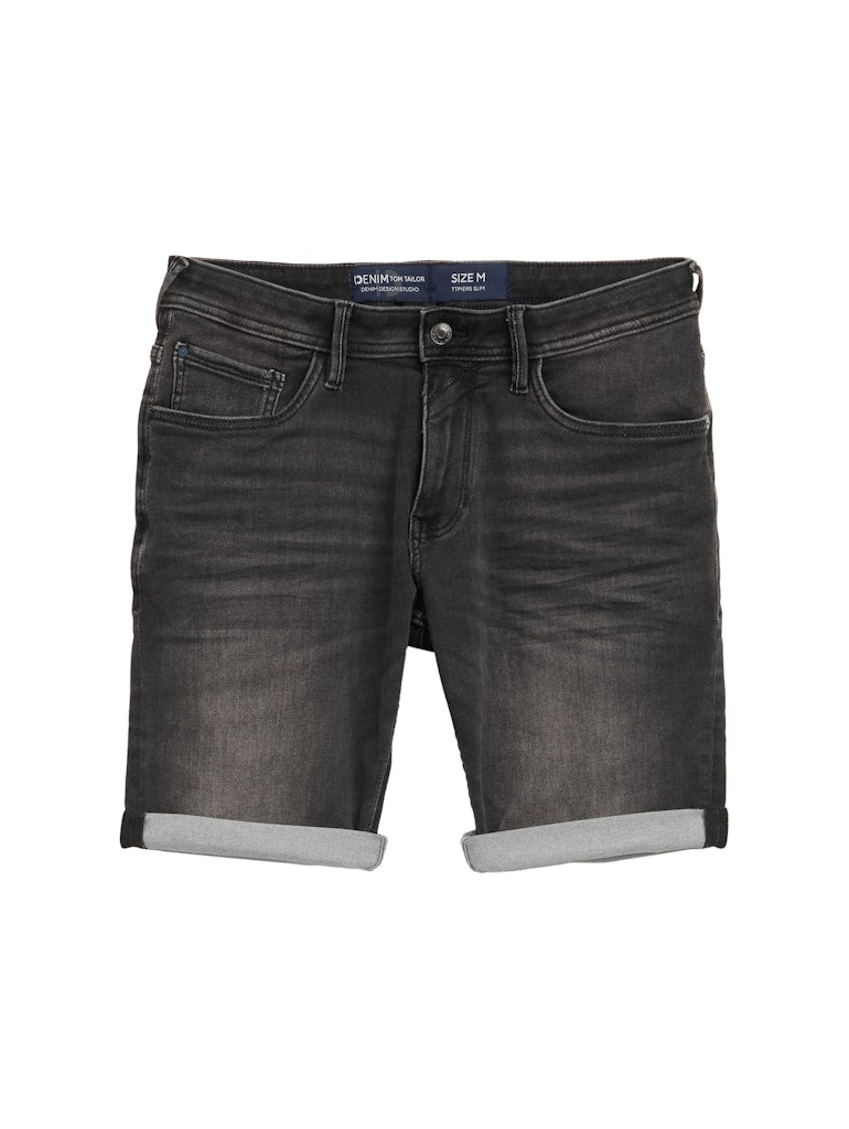 Tom Tailor denim Herren Shorts Black Black Den
