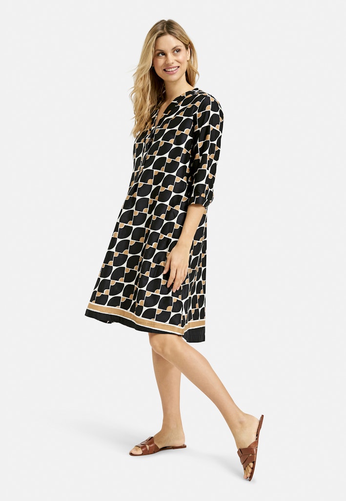 Milano Damen Kleider Black Print
