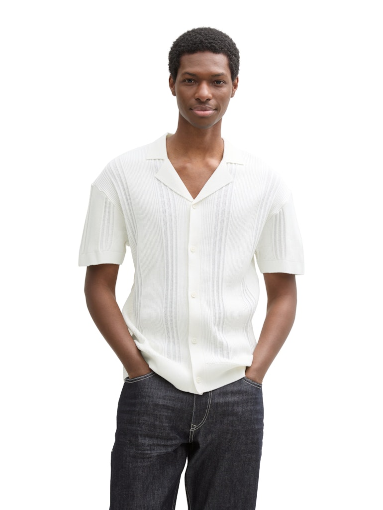 Tom Tailor denim Herren Pullover Off White