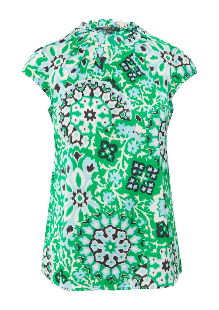 Comma Damen Blusen Green