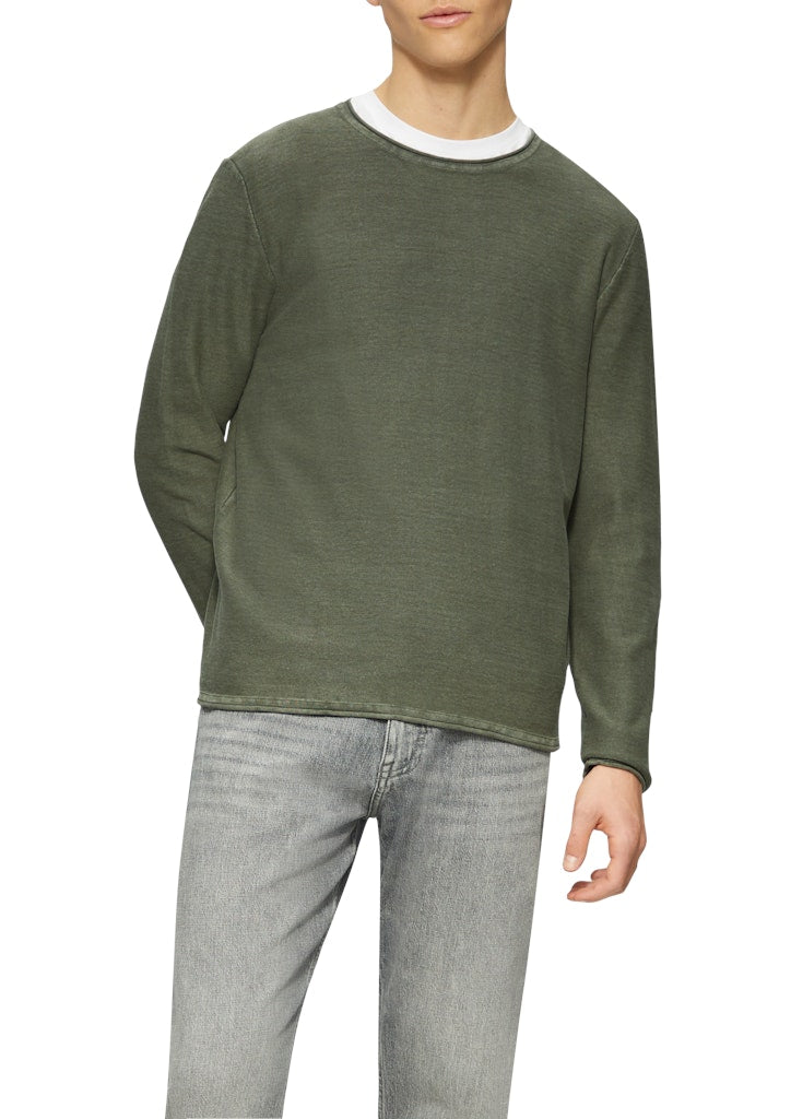 QS by S.Oliver Herren Pullover Green