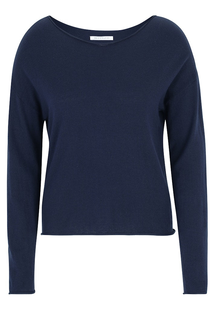 Betty & Co Damen Pullover Navy Blue