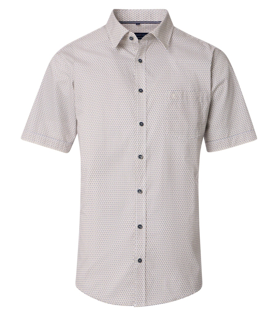 Casa Moda Herren Hemden kurz  Gruen