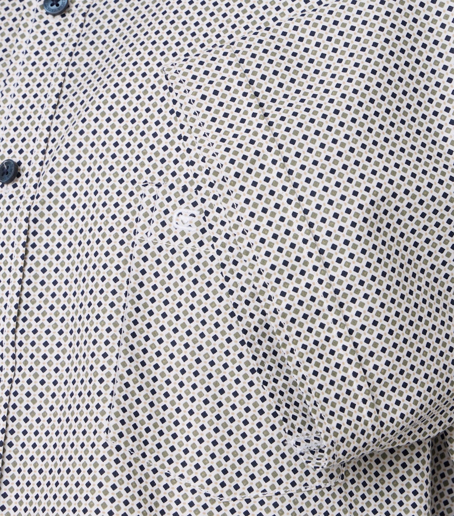 Casa Moda Herren Hemden kurz  Gruen