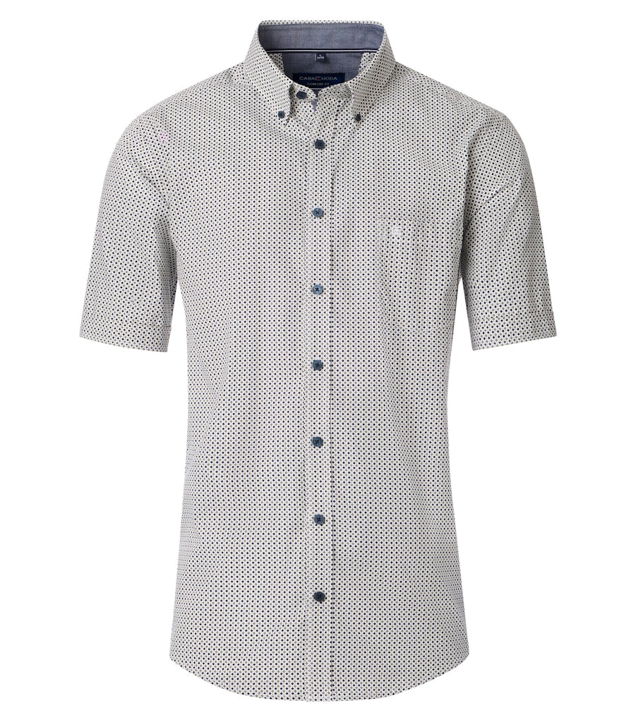 Casa Moda Herren Hemden kurz  Gruen