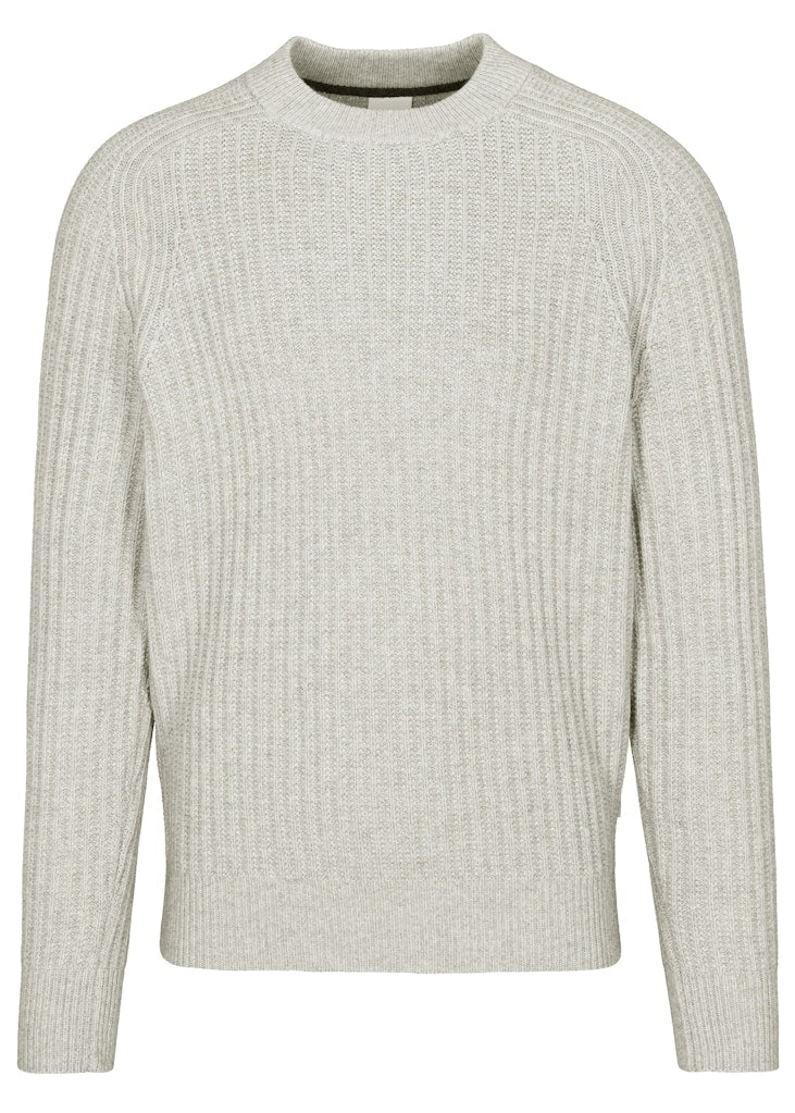 Basefield Herren Pullover  Oat Grey Me