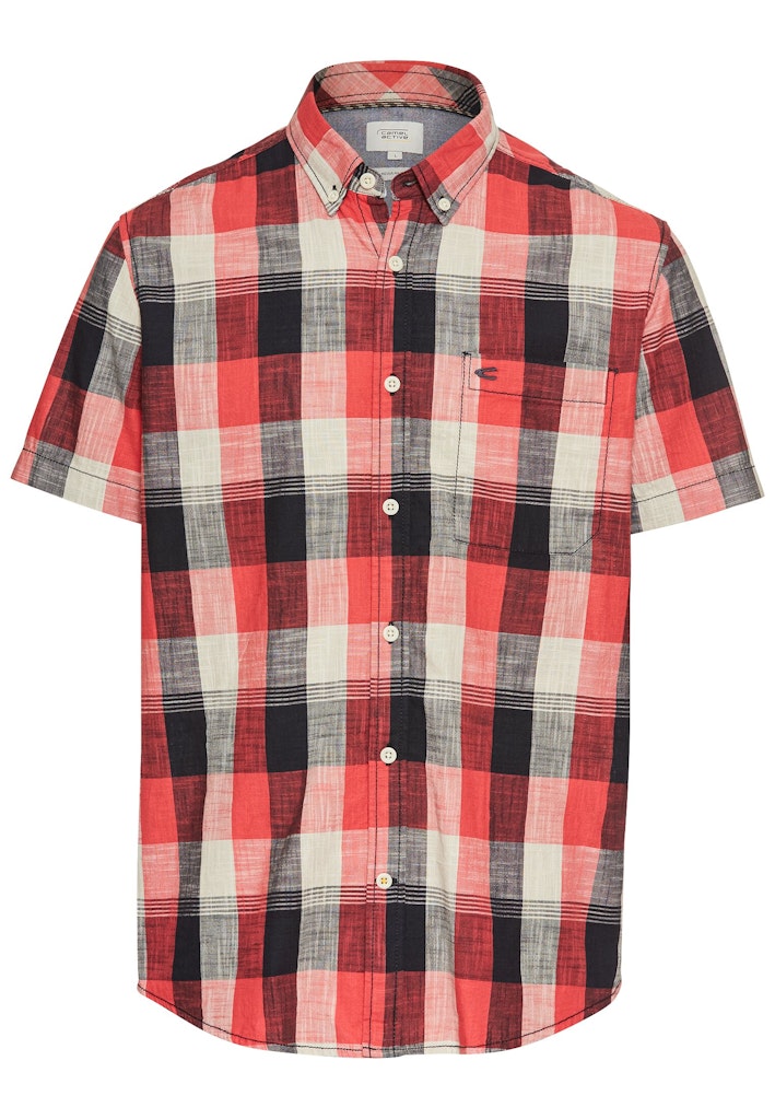 Camel active Herren Hemden kurz  Dark Navy