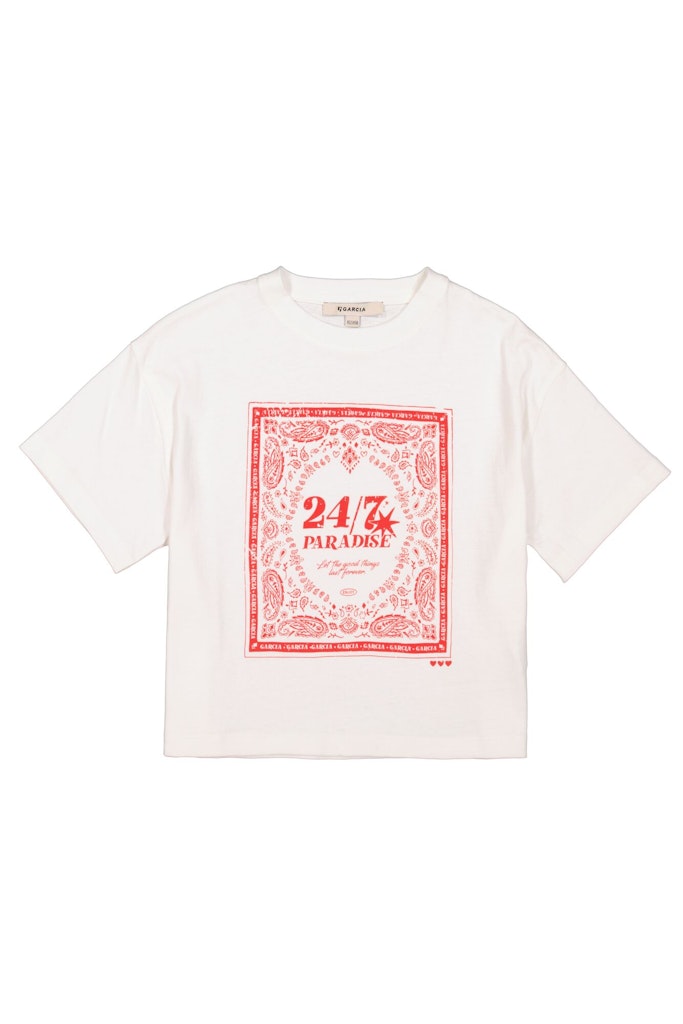 Garcia Mädchen T-Shirts & Tops Off White