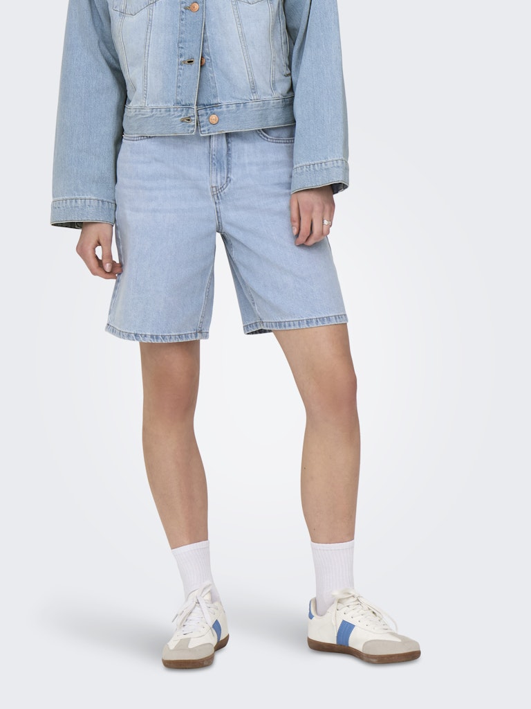 only Damen Shorts Light Blue Deni