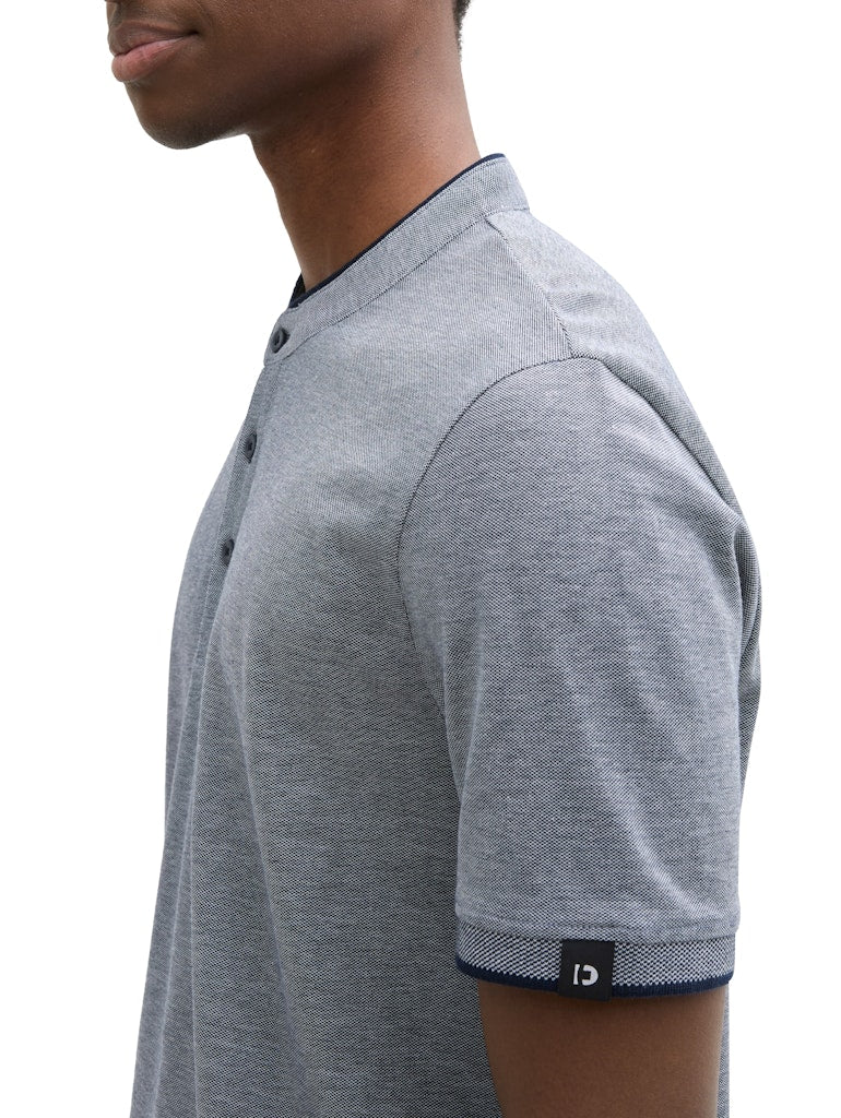 Tom Tailor denim Herren Polo-Shirts Dark Blue Two T