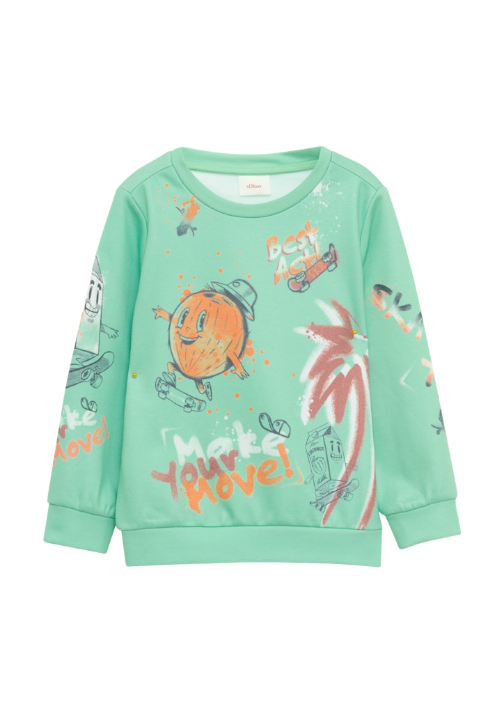S. Oliver Jungen Sweats & Sweatjacken Blue Green