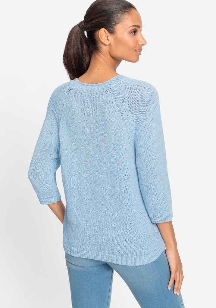 Olsen Damen Pullover  Light Blu