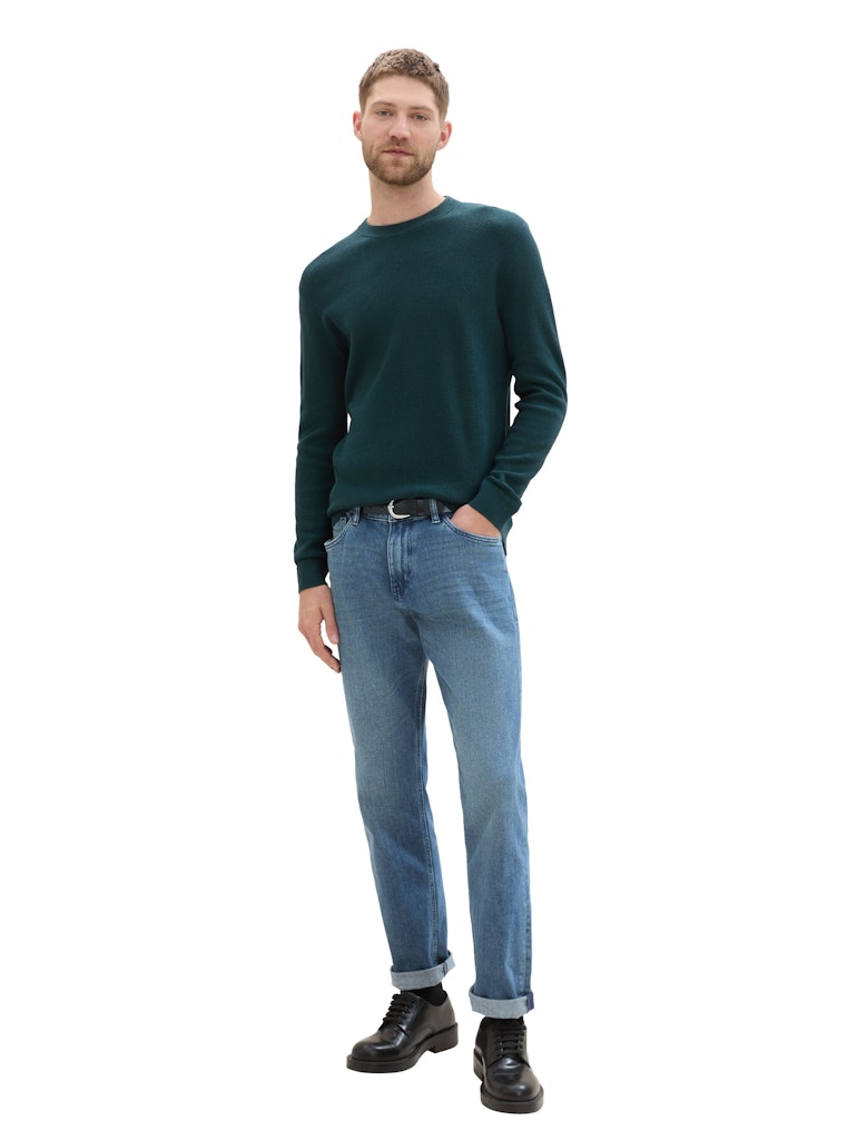 Tom Tailor Herren Pullover Dark Tree Green
