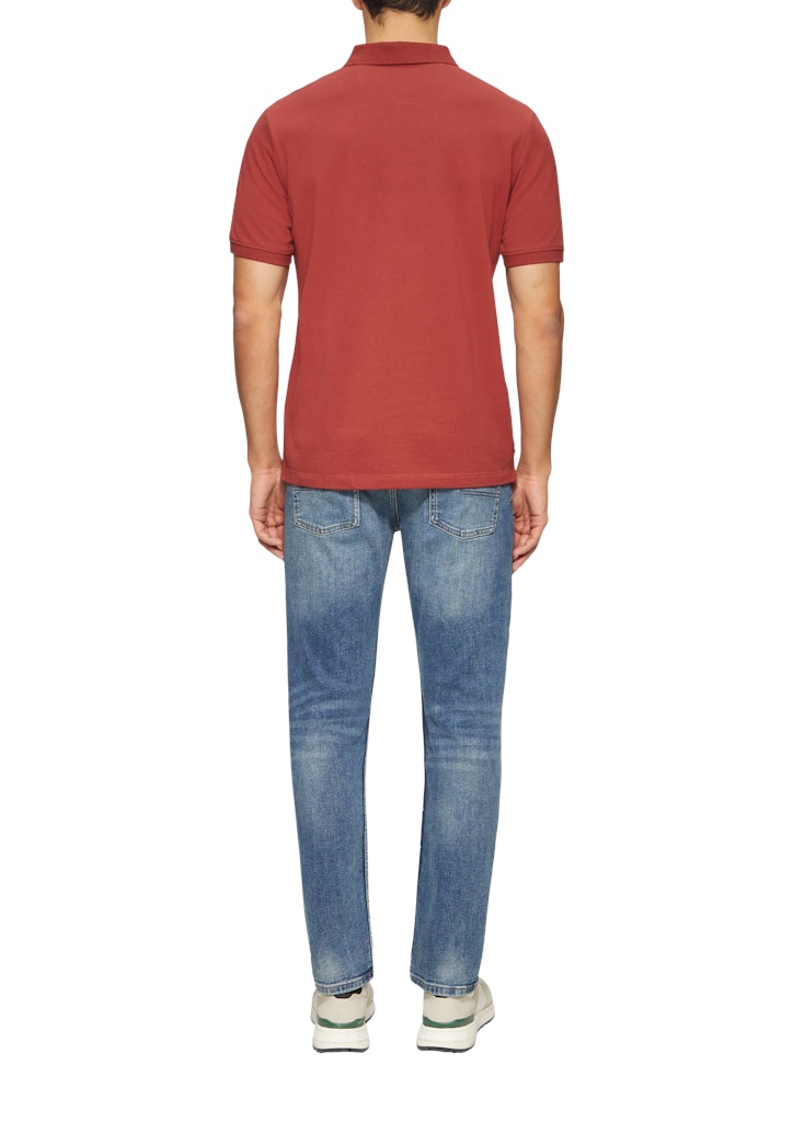 S. Oliver red Herren Polo-Shirts Red