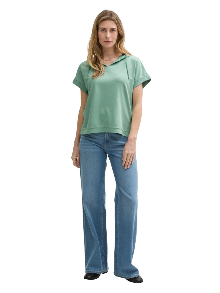 Tom Tailor Damen Sweatshirts Faded Green