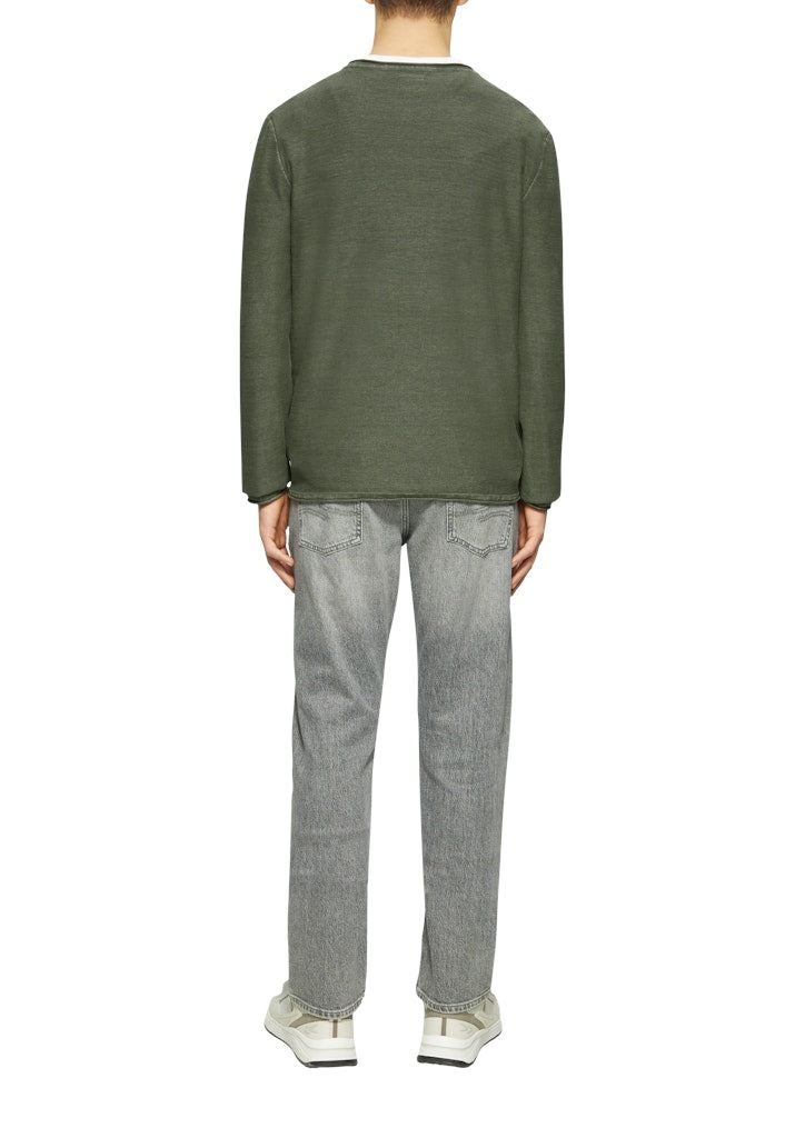 QS by S.Oliver Herren Pullover Green