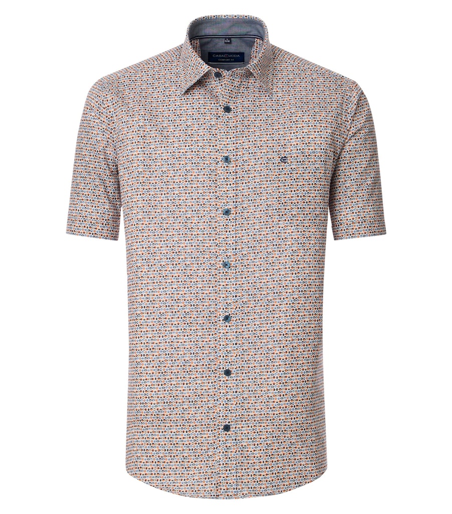 Casa Moda Herren Hemden kurz  Blau