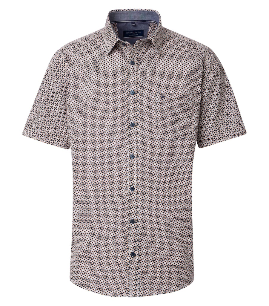 Casa Moda Herren Hemden kurz  Orange