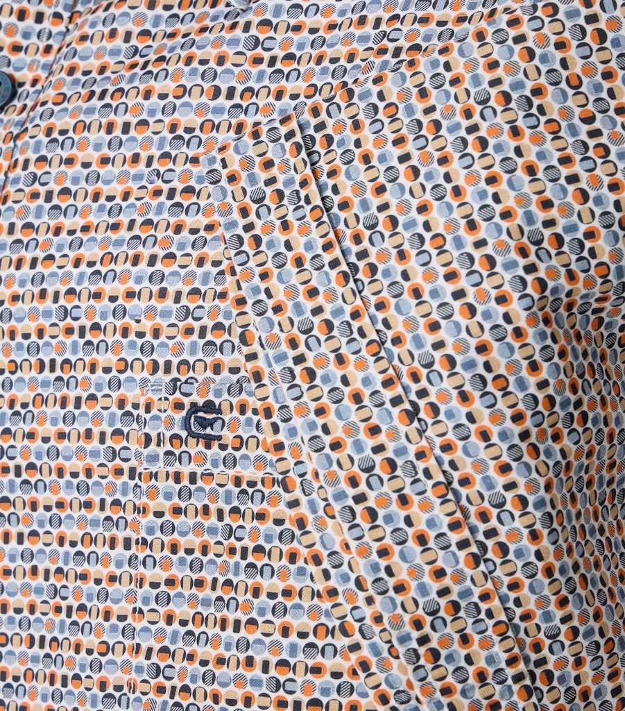 Casa Moda Herren Hemden kurz  Blau