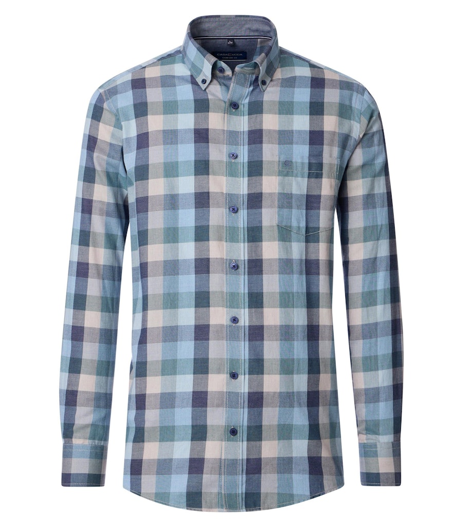 Casa Moda Herren Hemden  Aqua Bis Pe
