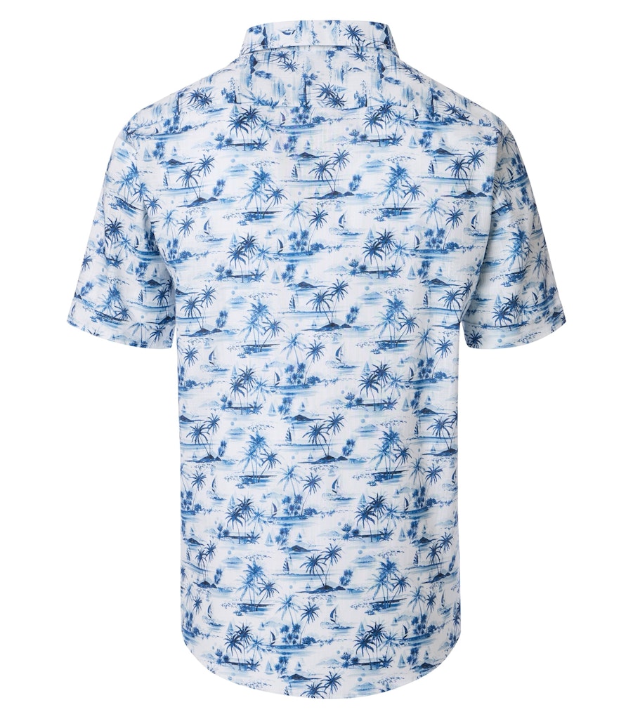 Casa Moda Herren Hemden kurz  Blau