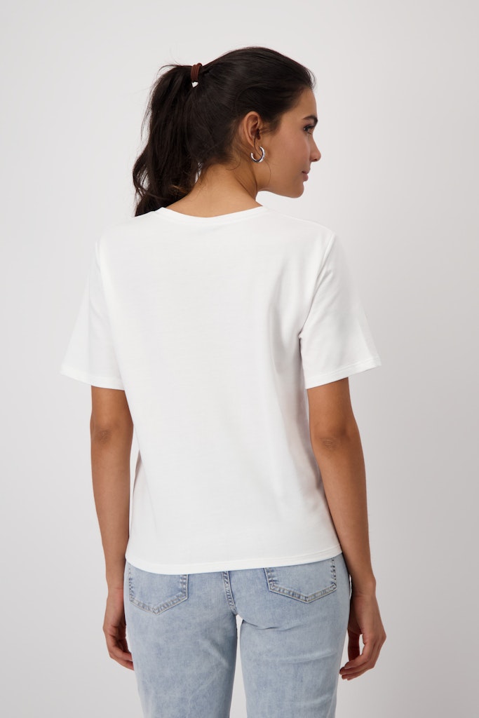 Monari Damen T-Shirts  Off-White