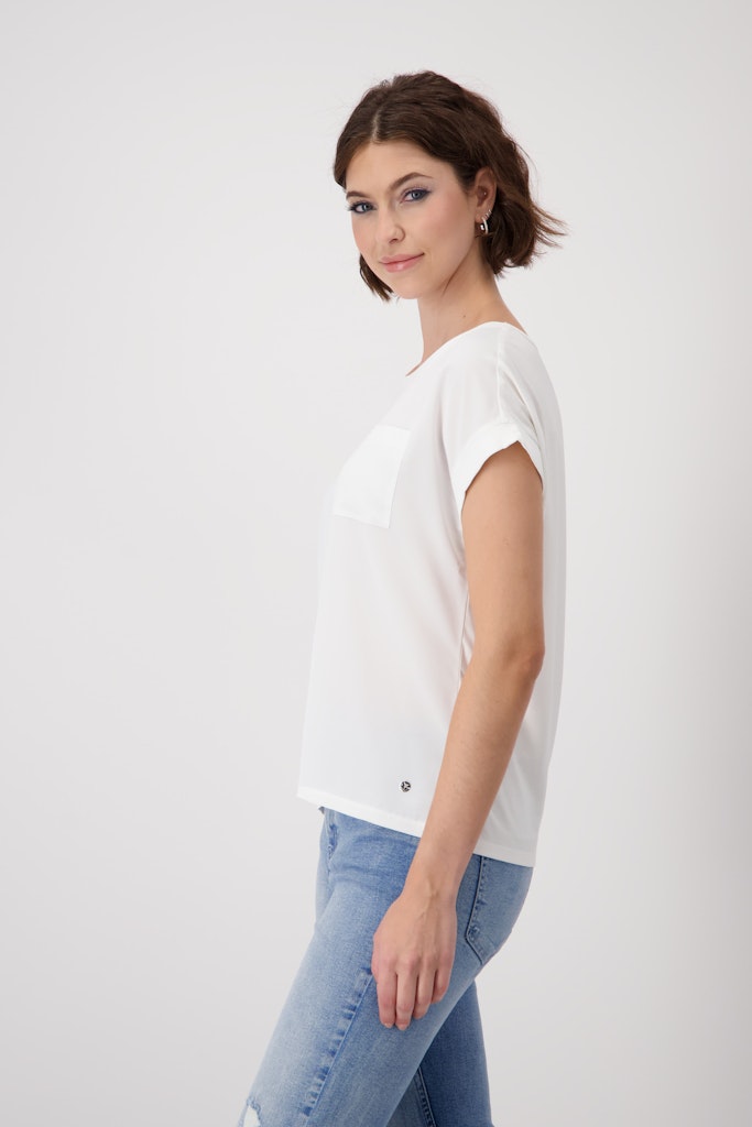 Monari Damen T-Shirts  Off-White