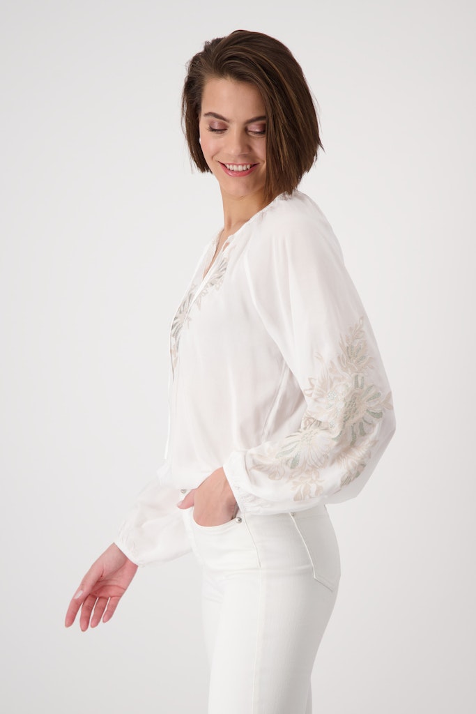 Monari Damen Blusen  Off-White
