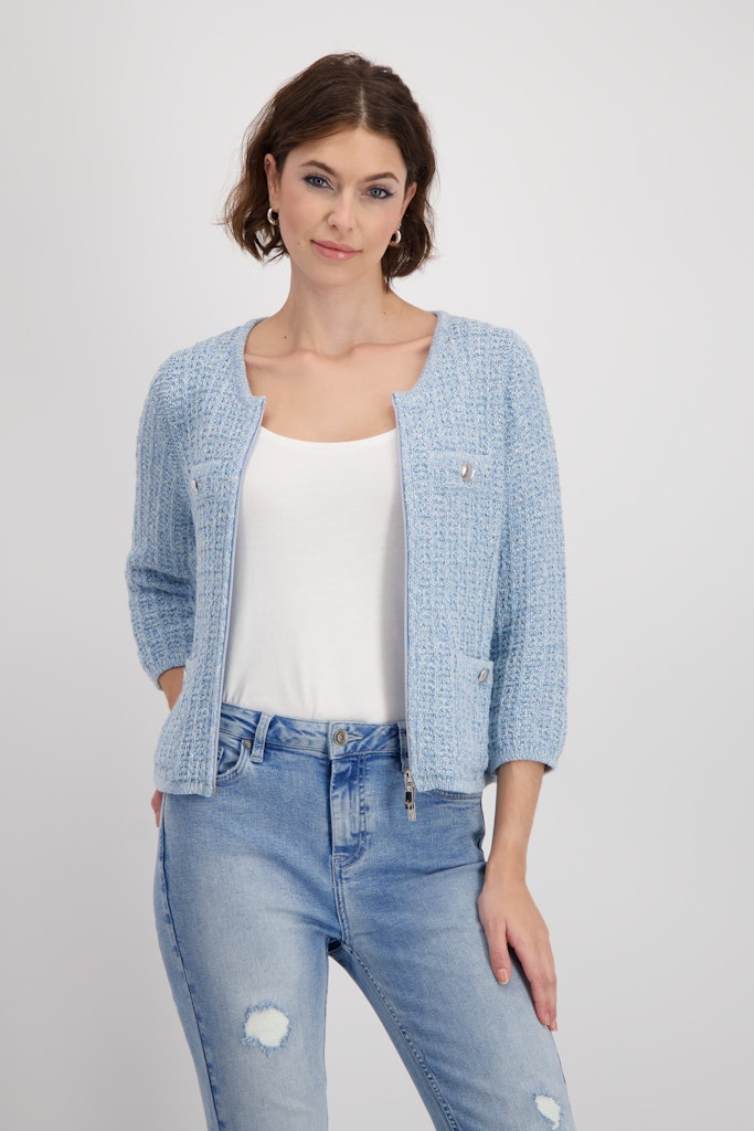 Monari Damen Strickjacken  Spring Wate