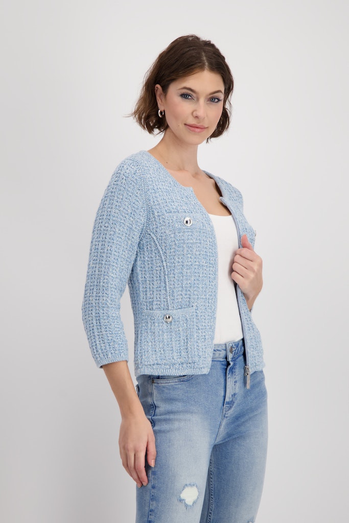 Monari Damen Strickjacken  Spring Wate