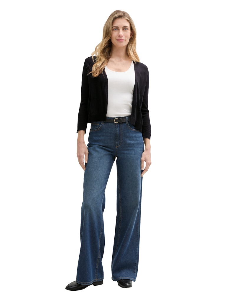 Tom Tailor Damen Strickjacken Deep Black