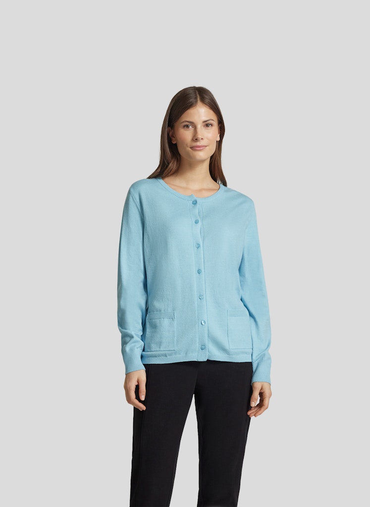 Rabe Damen Strickjacken Puderblau
