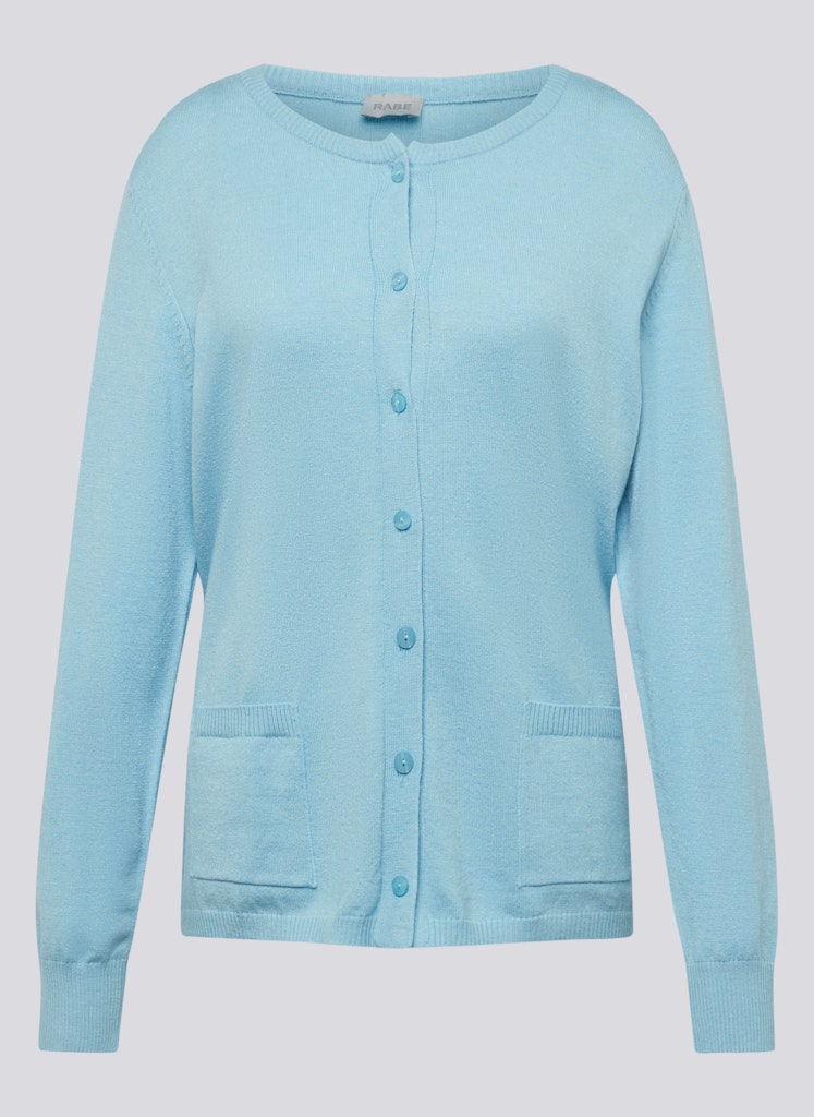 Rabe Damen Strickjacken Puderblau