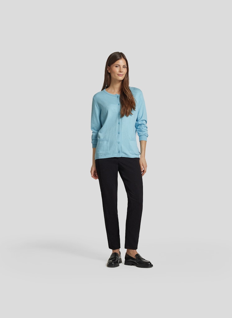 Rabe Damen Strickjacken Puderblau