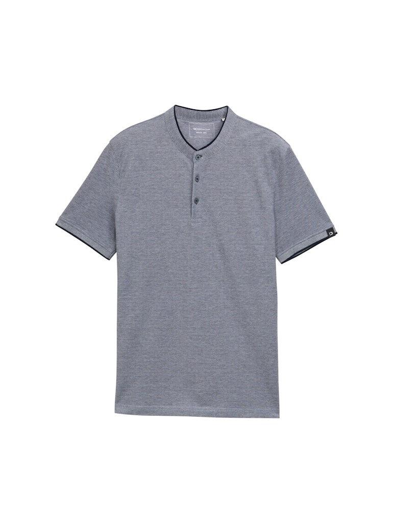Tom Tailor denim Herren Polo-Shirts Dark Blue Two T