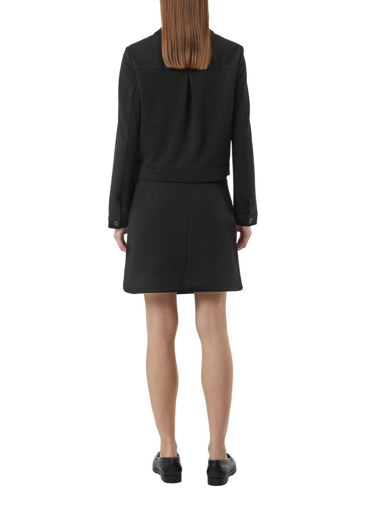 Comma Damen Blazer Grey/Black