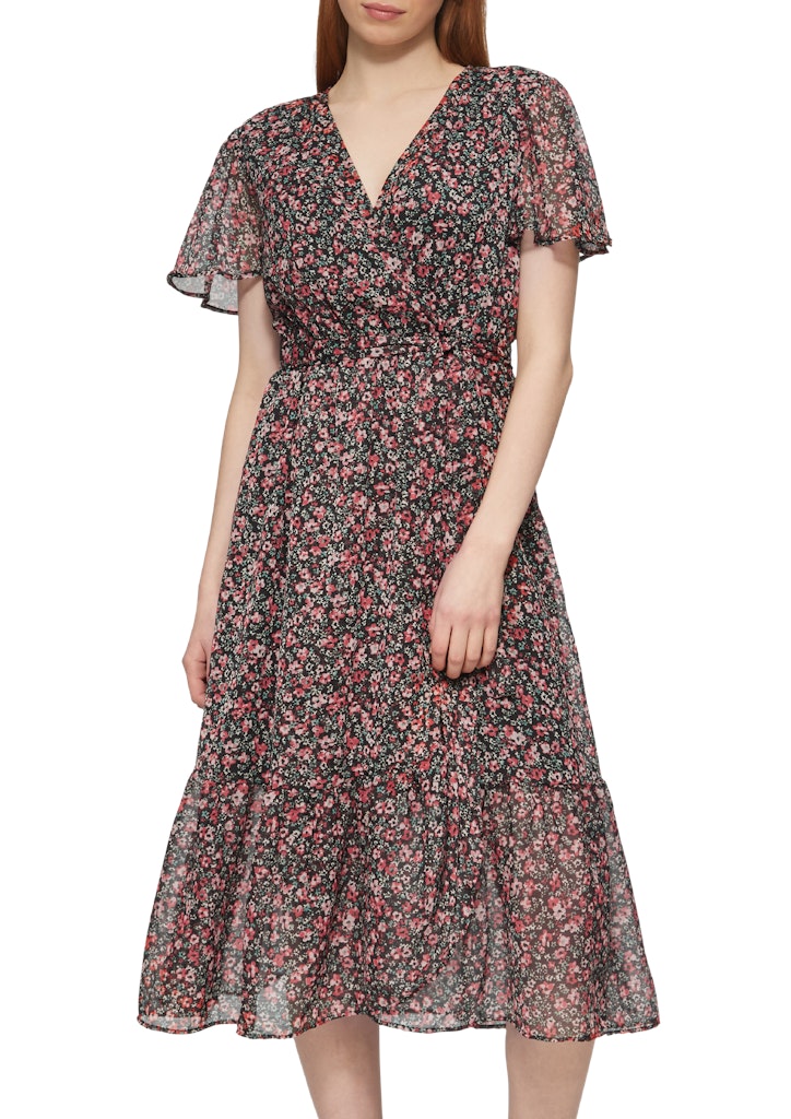 QS by S.Oliver Damen Kleider Grey/Black
